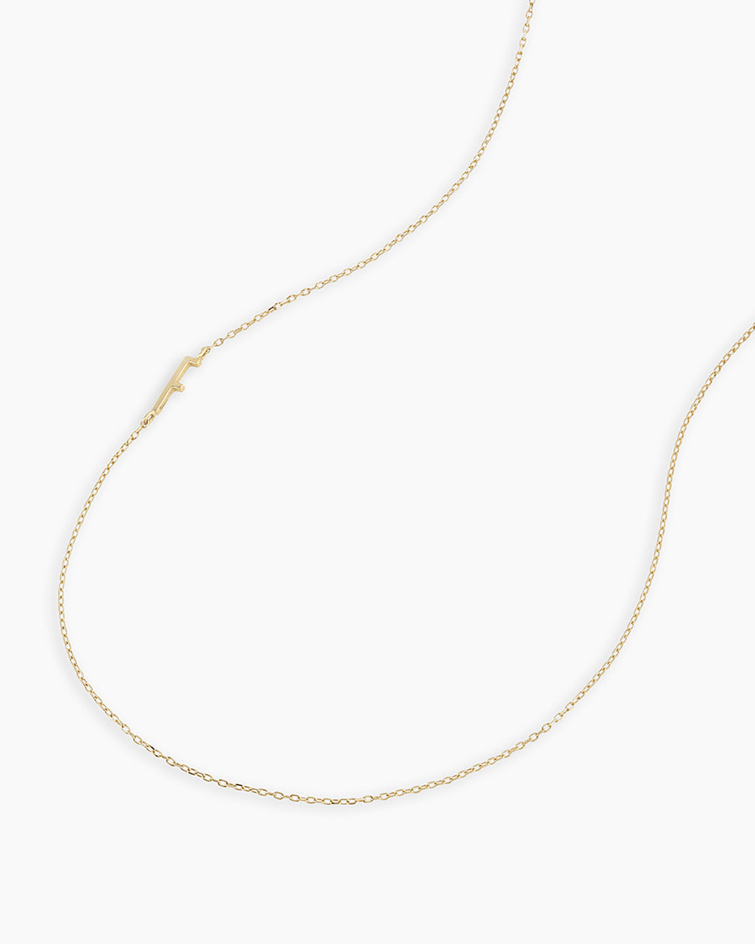 14K Gold Alphabet Necklace