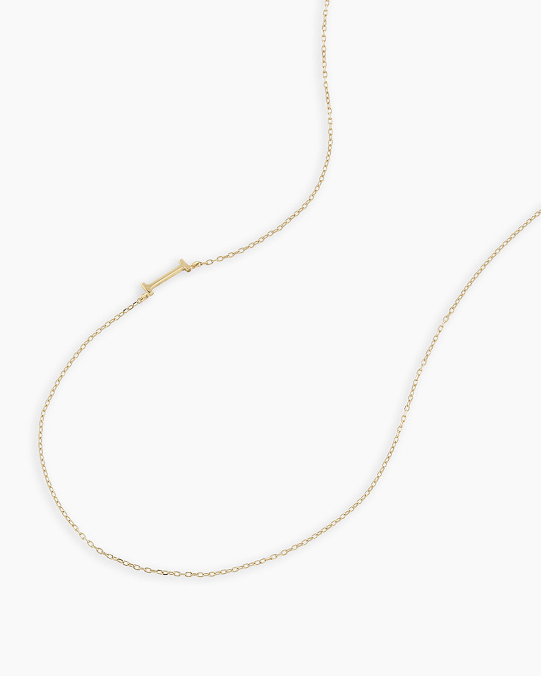 14K Gold Alphabet Necklace
