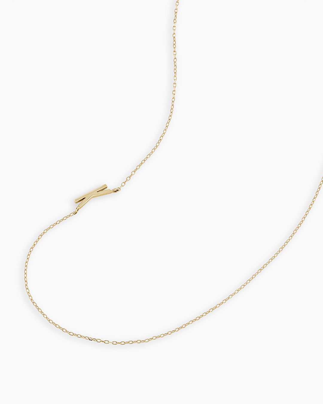 14K Gold Alphabet Necklace