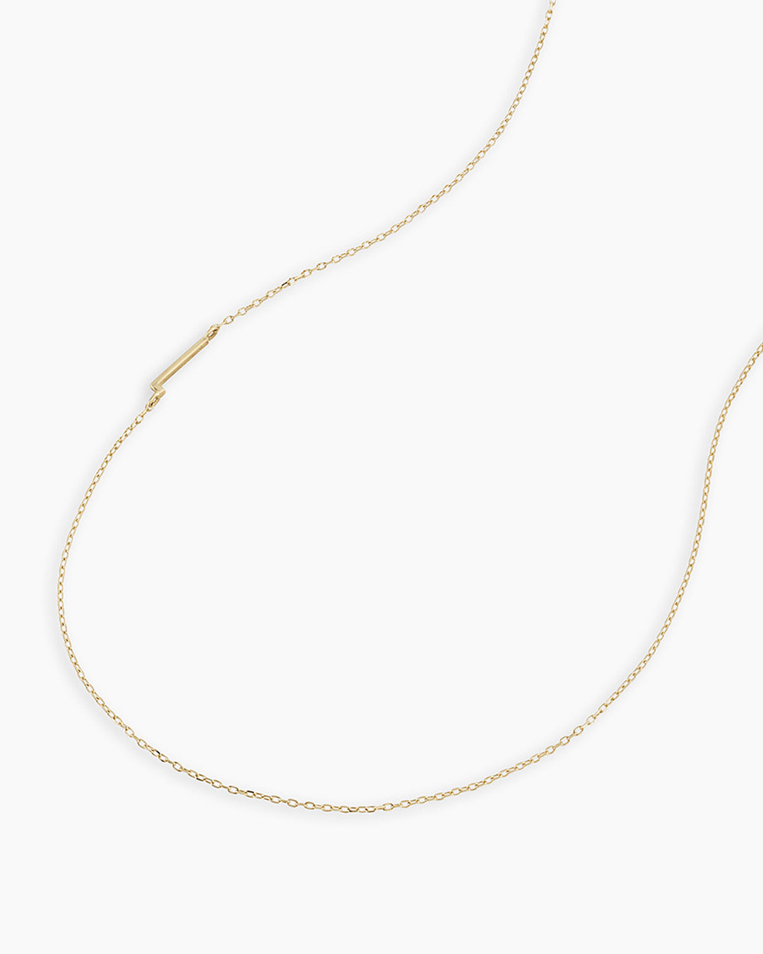 14K Gold Alphabet Necklace