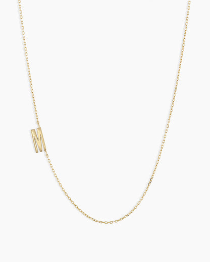 14K Gold Alphabet Necklace