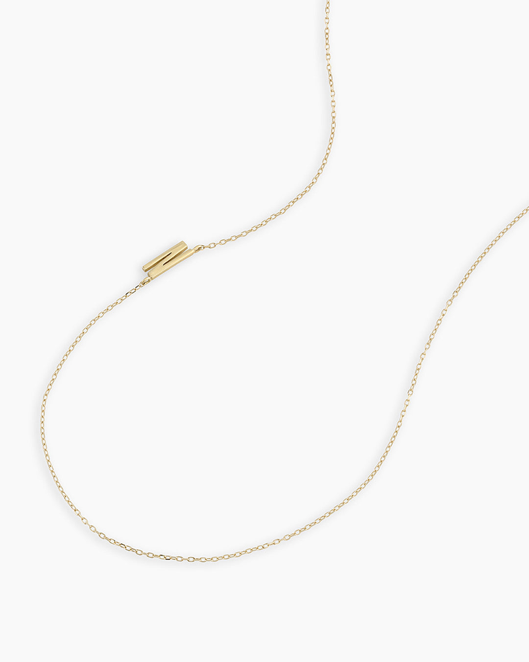 14K Gold Alphabet Necklace