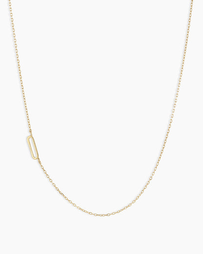 14K Gold Alphabet Necklace