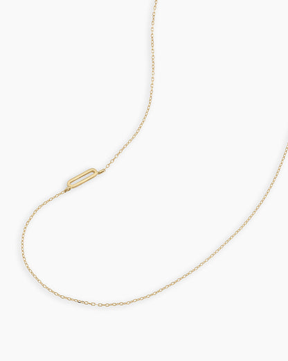 14K Gold Alphabet Necklace