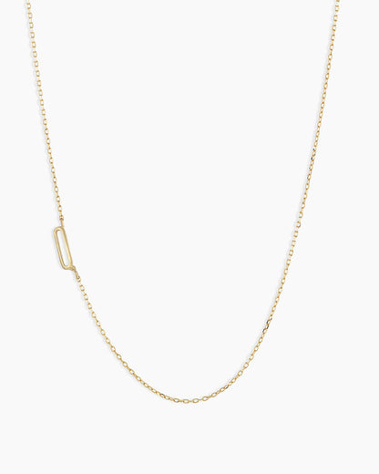 14K Gold Alphabet Necklace