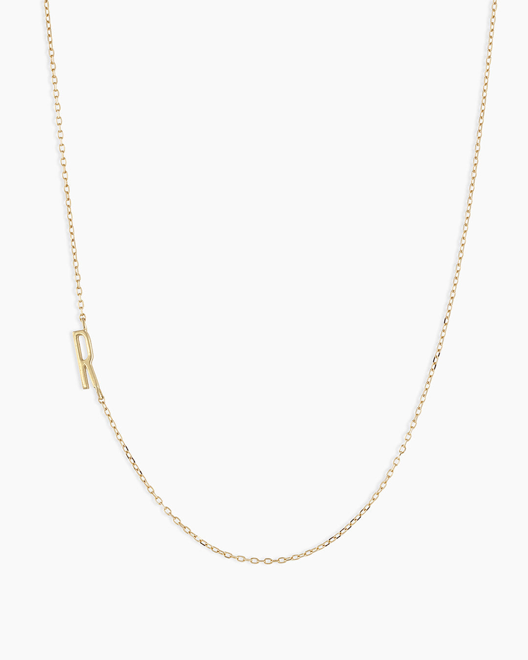 14K Gold Alphabet Necklace