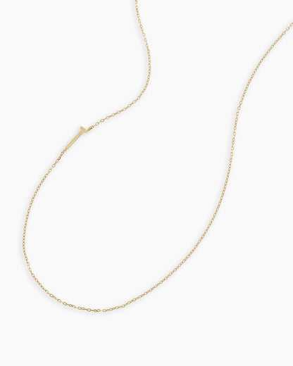 14K Gold Alphabet Necklace