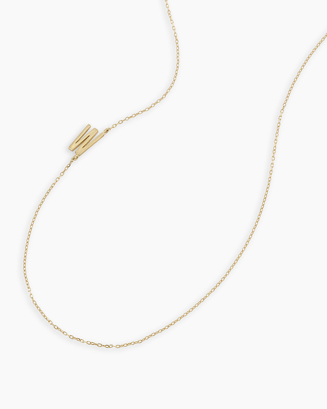 14K Gold Alphabet Necklace