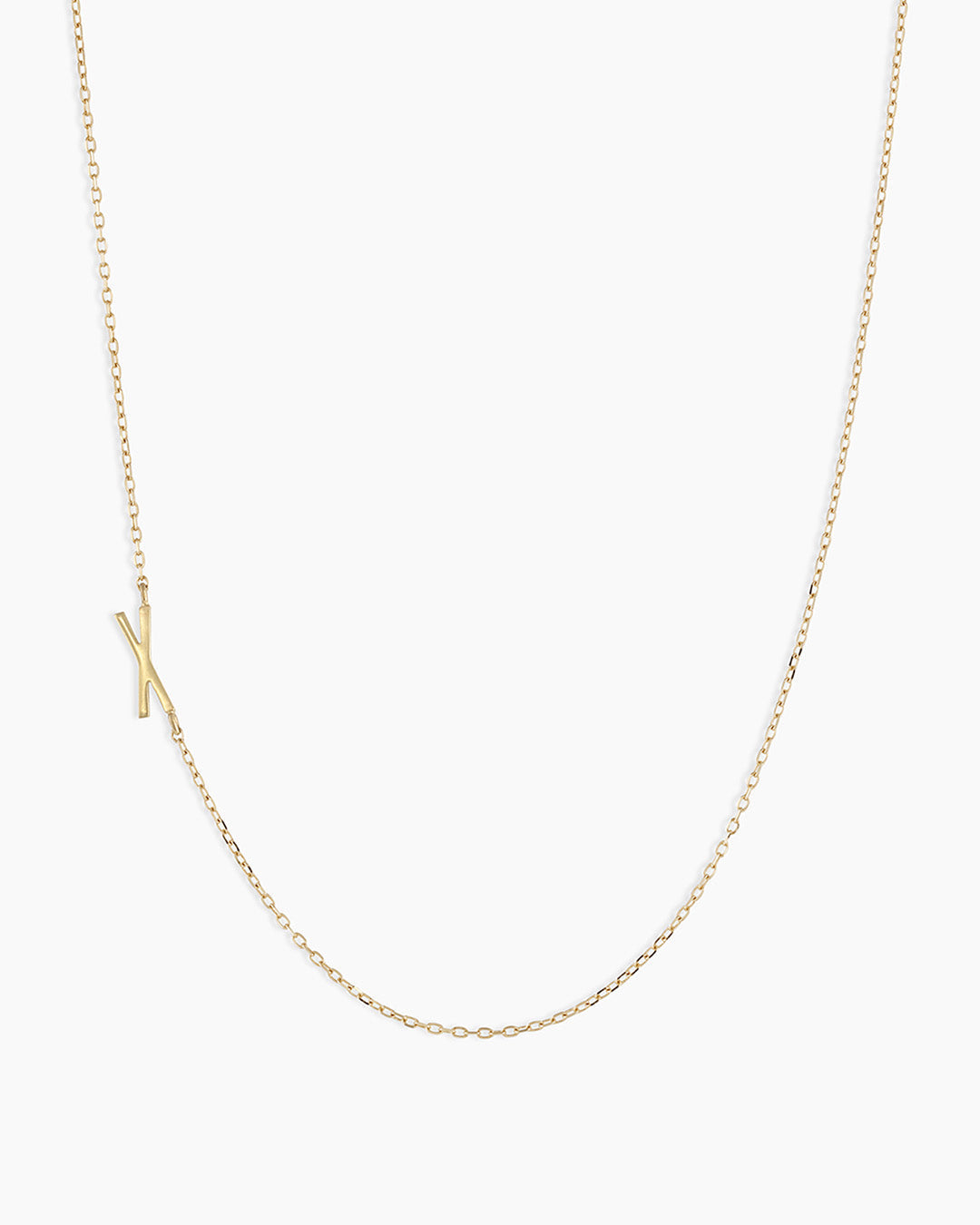 14K Gold Alphabet Necklace