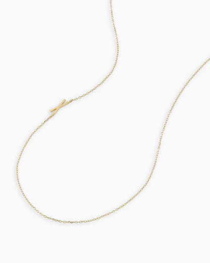 14K Gold Alphabet Necklace