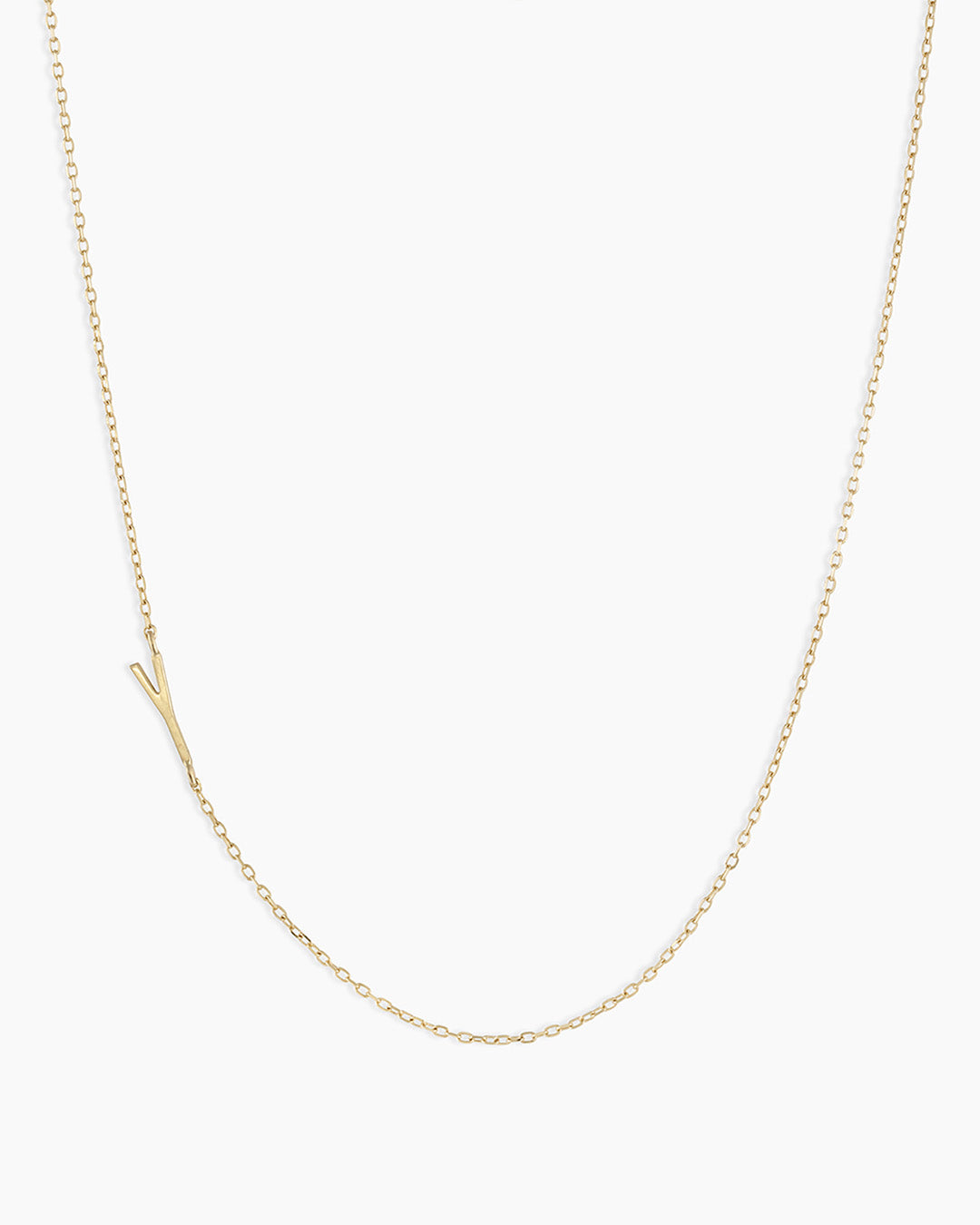 14K Gold Alphabet Necklace