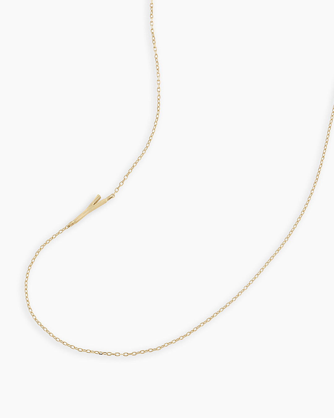 14K Gold Alphabet Necklace