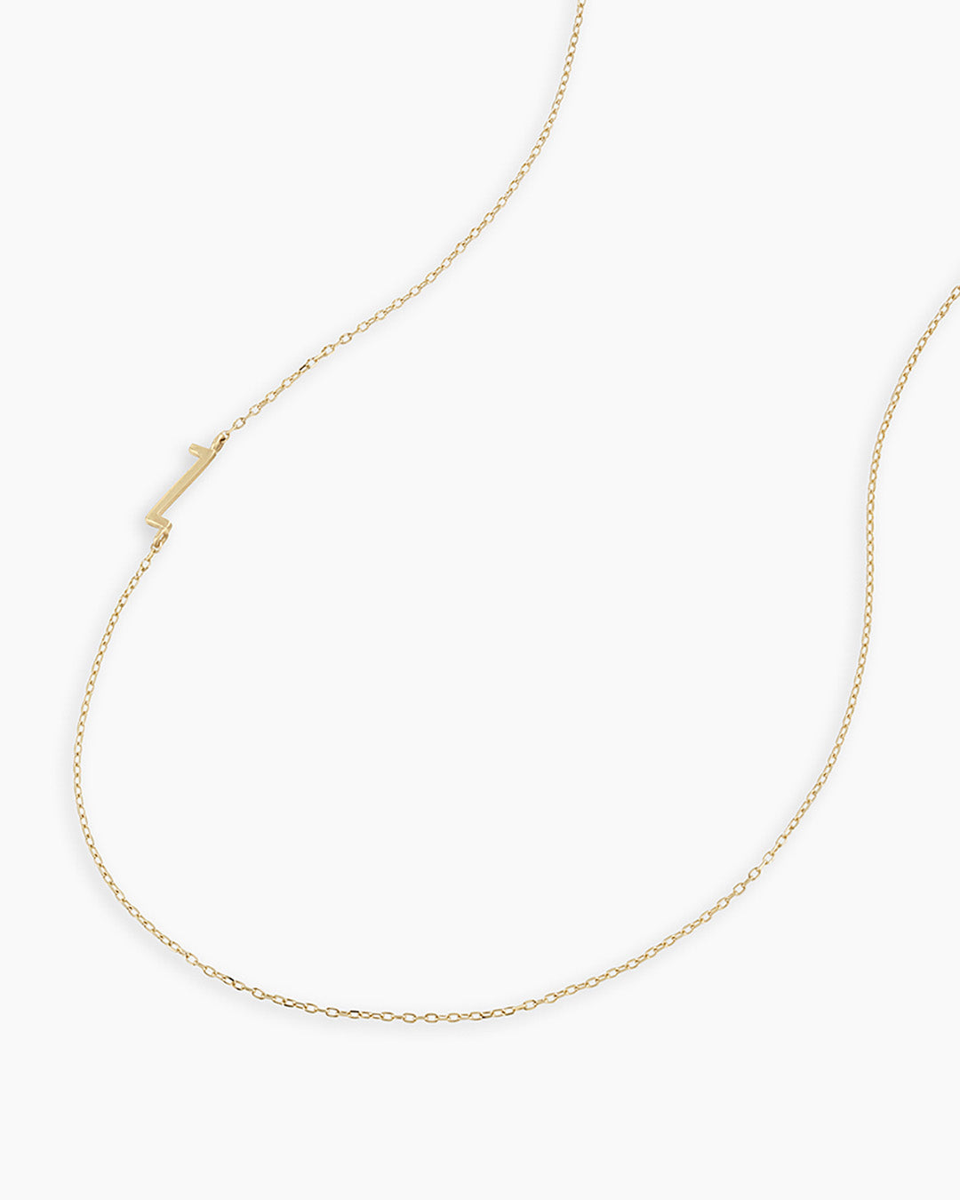 14K Gold Alphabet Necklace