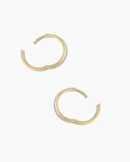 14K Gold Classic Huggies