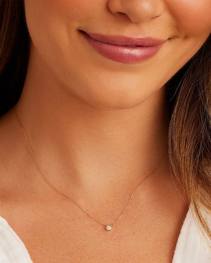 14K Classic Diamond Necklace