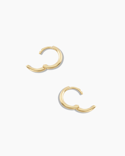 14K Gold Classic Huggies