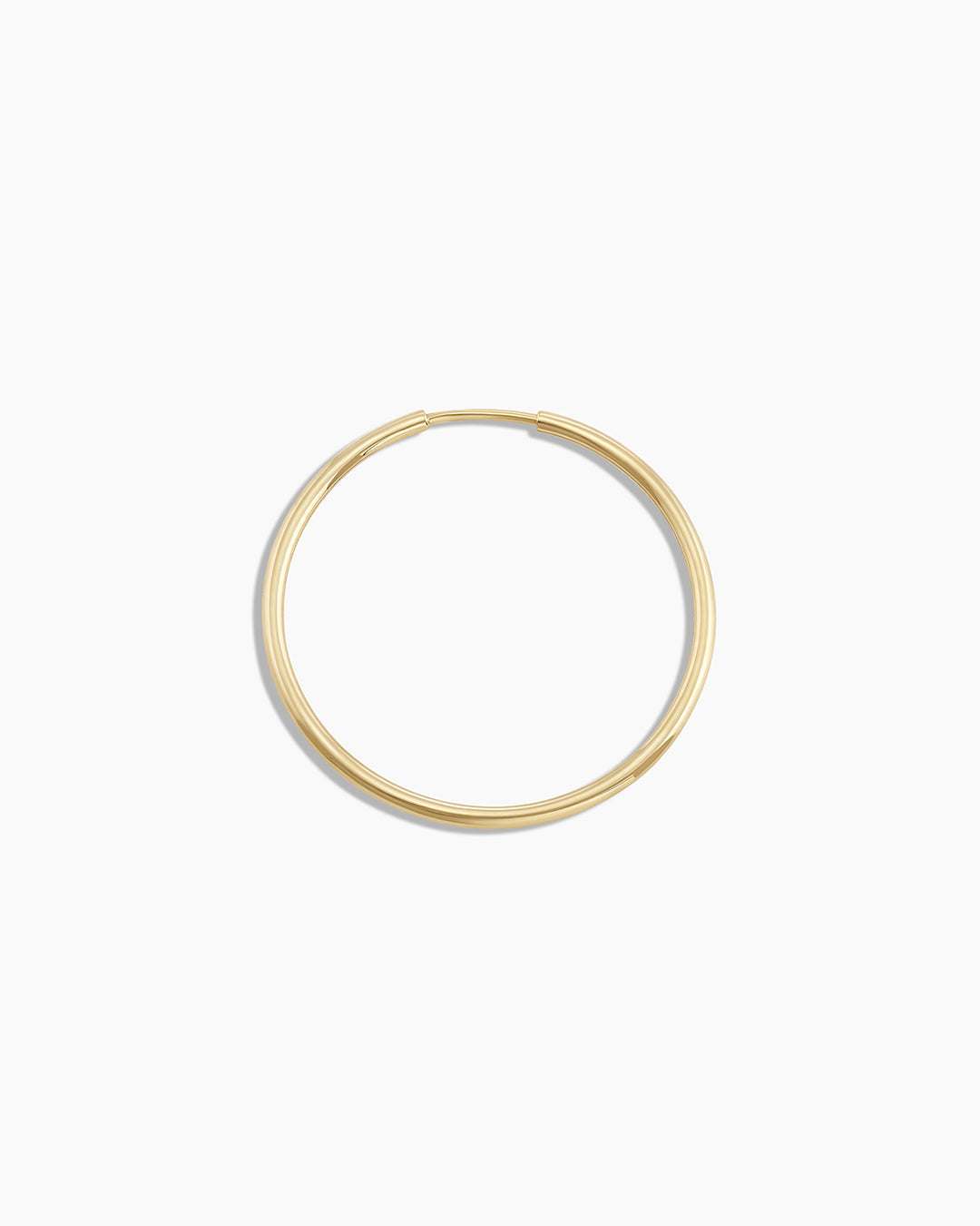 14K Gold Classic Single Hoop