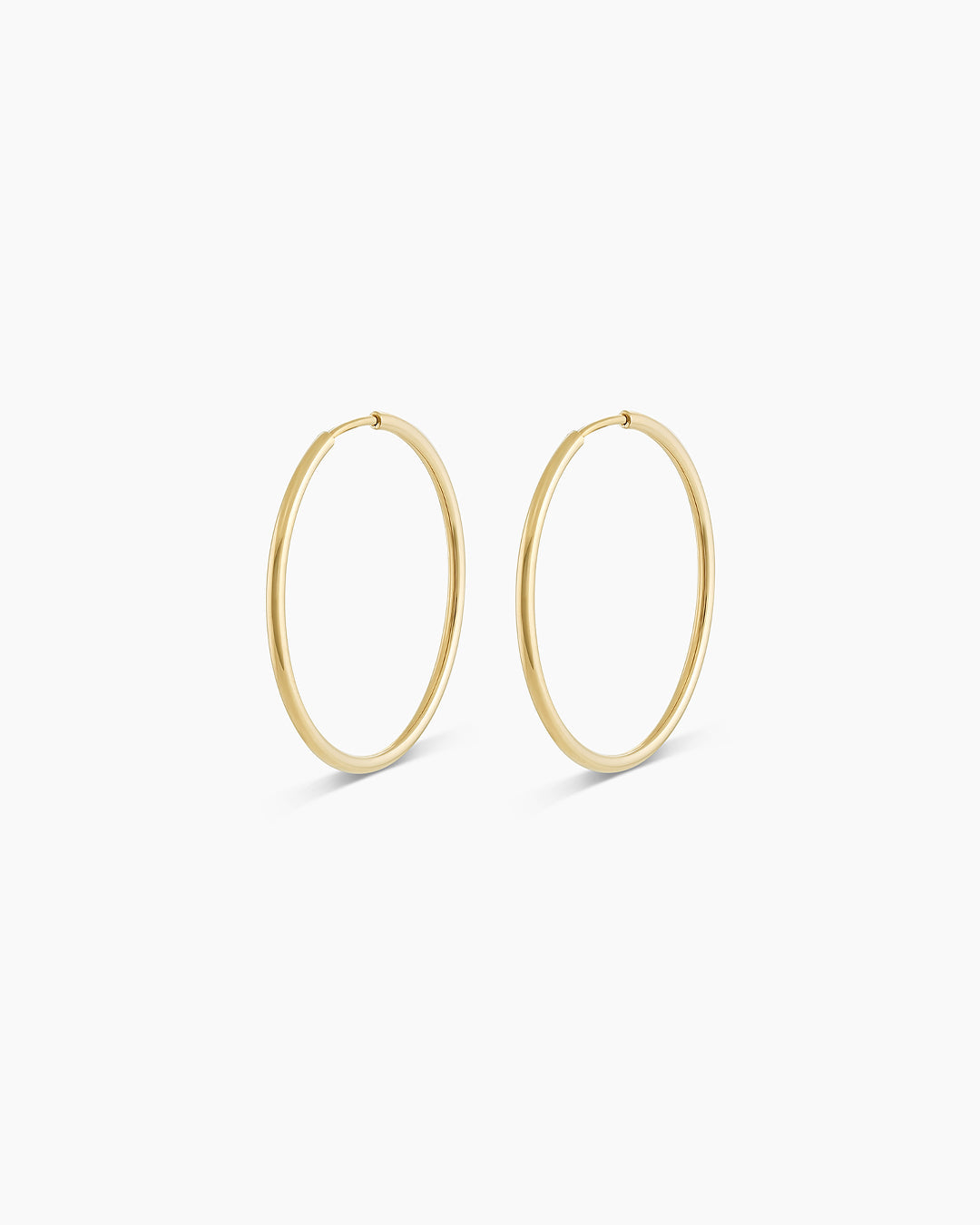 14K Gold Classic Hoops