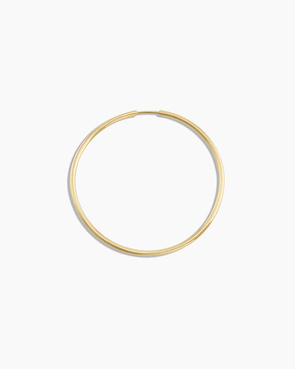 14K Gold Classic Single Hoop