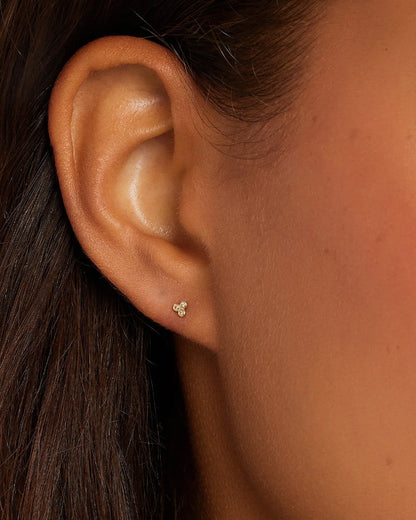 Classic Diamond Trio Stud