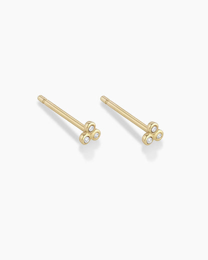 Classic Diamond Trio Stud