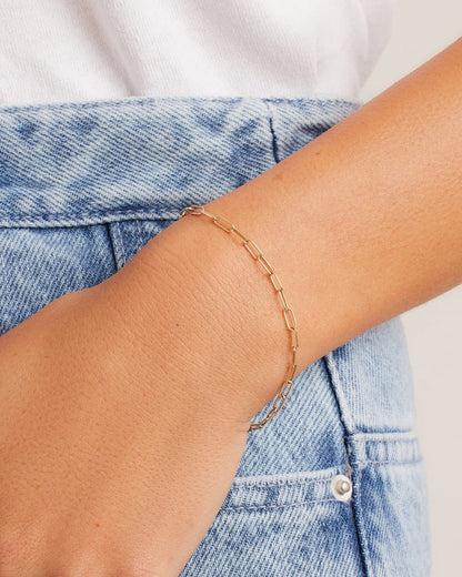 14K Gold Parker Mini Bracelet