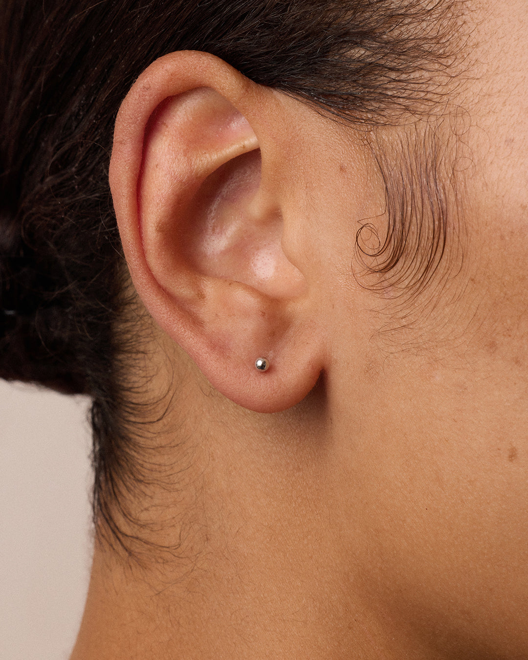 14K Gold Newport Flat Back Studs