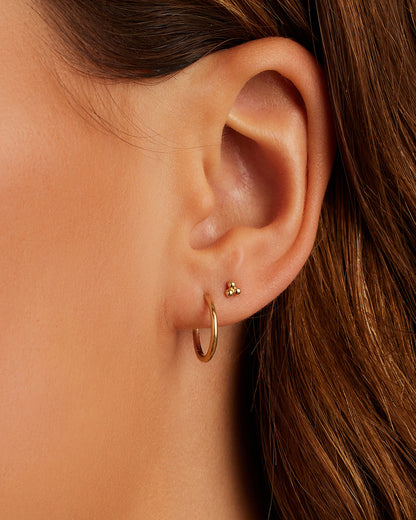 14K Gold Classic Huggies