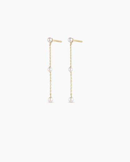 14K Gold Newport Pearl Earrings
