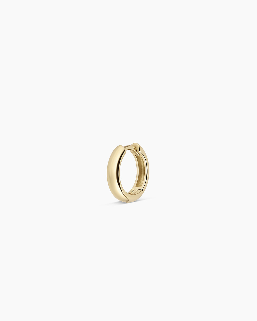 14K Gold Lou Helium Single Huggie