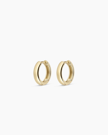 14K Gold Lou Helium Huggies