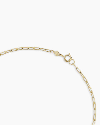 14K Gold Parker Micro Mini Necklace