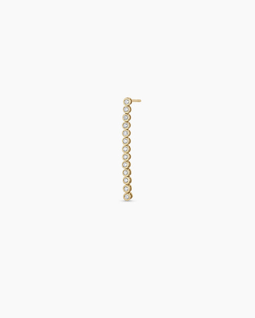 14K Lab Grown Diamond Classic Tennis Drop Single Earring