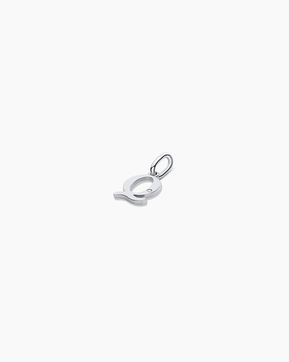 14K Diamond Vintage Alphabet Charm