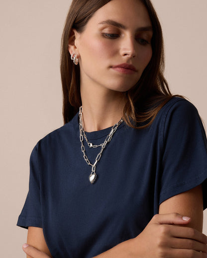 Heart Padlock Necklace