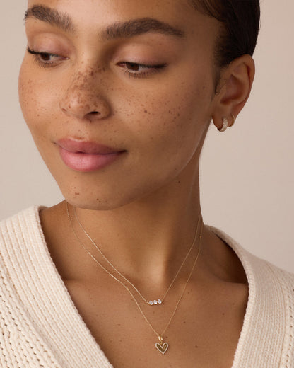 14K Diamond Adore Mom Charm