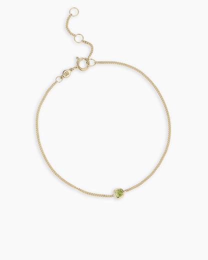 14K Gold Wilder Birthstone Bracelet