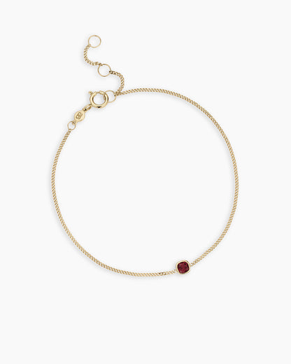 14K Gold Wilder Birthstone Bracelet