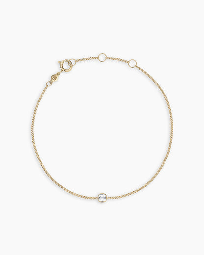 14K Gold Wilder Birthstone Bracelet
