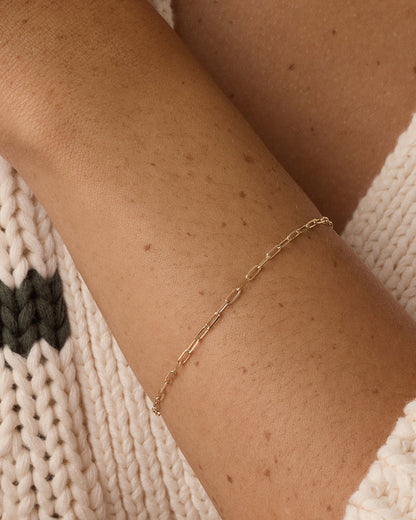 14K Gold Micro Mini Parker Bracelet
