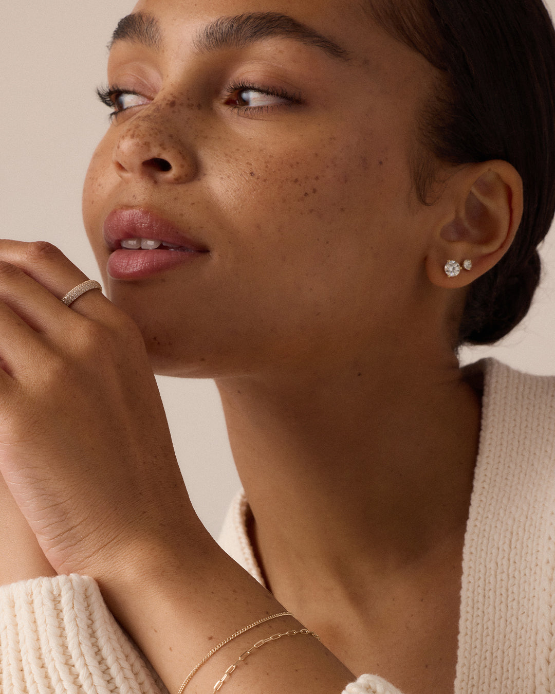 14K Gold Micro Mini Parker Bracelet