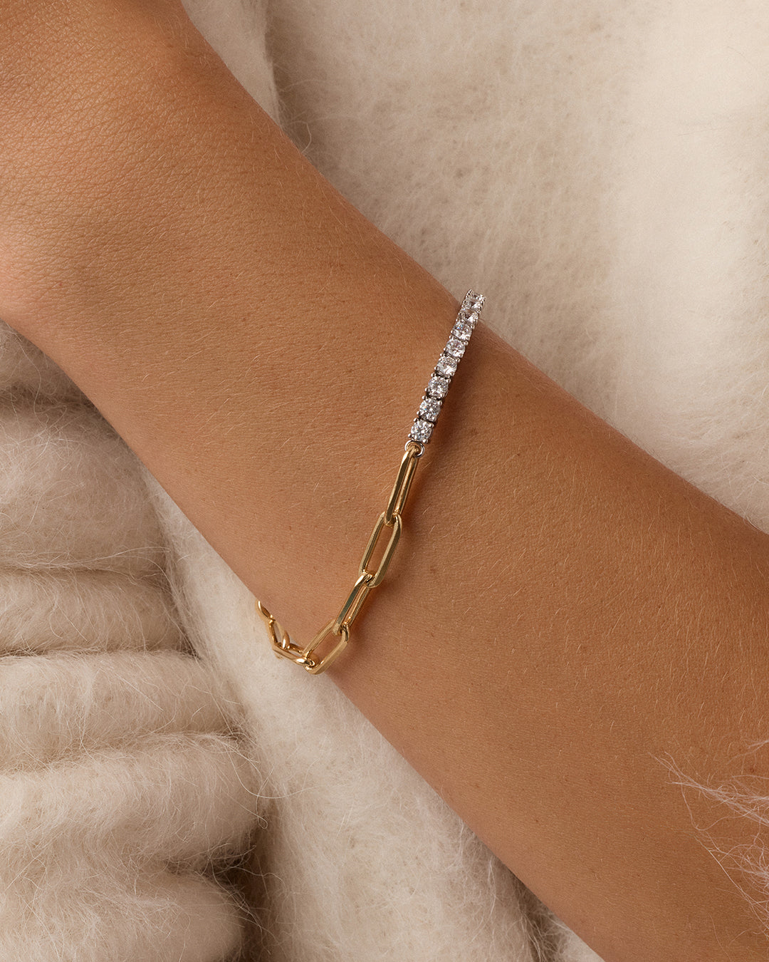 Florence Tennis Chain Bracelet