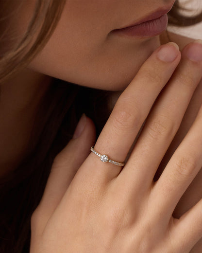 14K Lab Grown Diamond Circle Eternity Ring