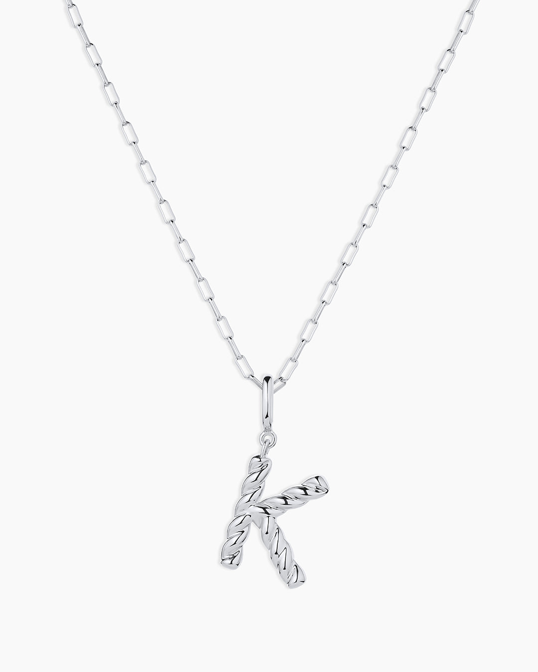 Crew Alphabet Statement Charm Necklace
