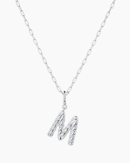 Crew Alphabet Statement Charm Necklace