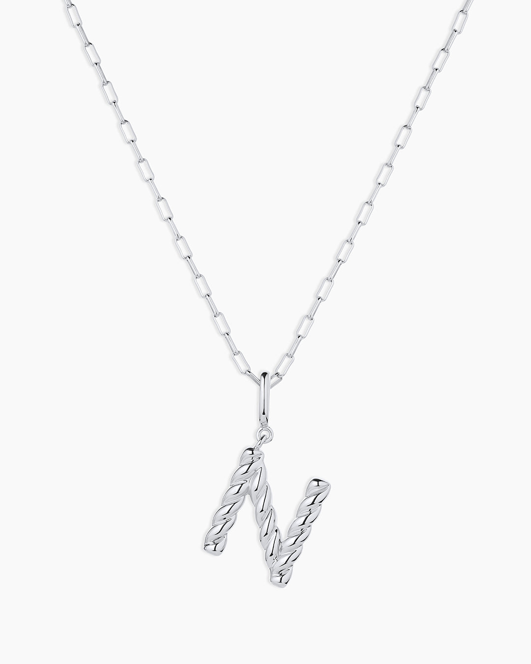Crew Alphabet Statement Charm Necklace