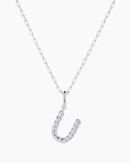 Crew Alphabet Statement Charm Necklace