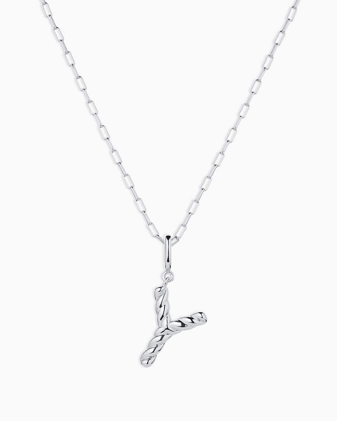 Crew Alphabet Statement Charm Necklace