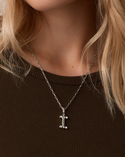 Crew Alphabet Statement Charm Necklace