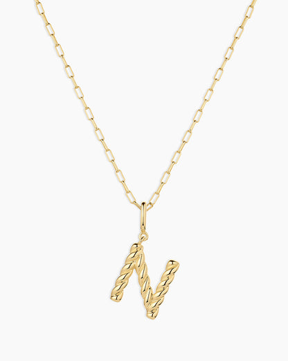 Crew Alphabet Statement Charm Necklace